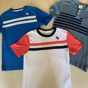 Bundle 3 Abercrombie boys shirts.